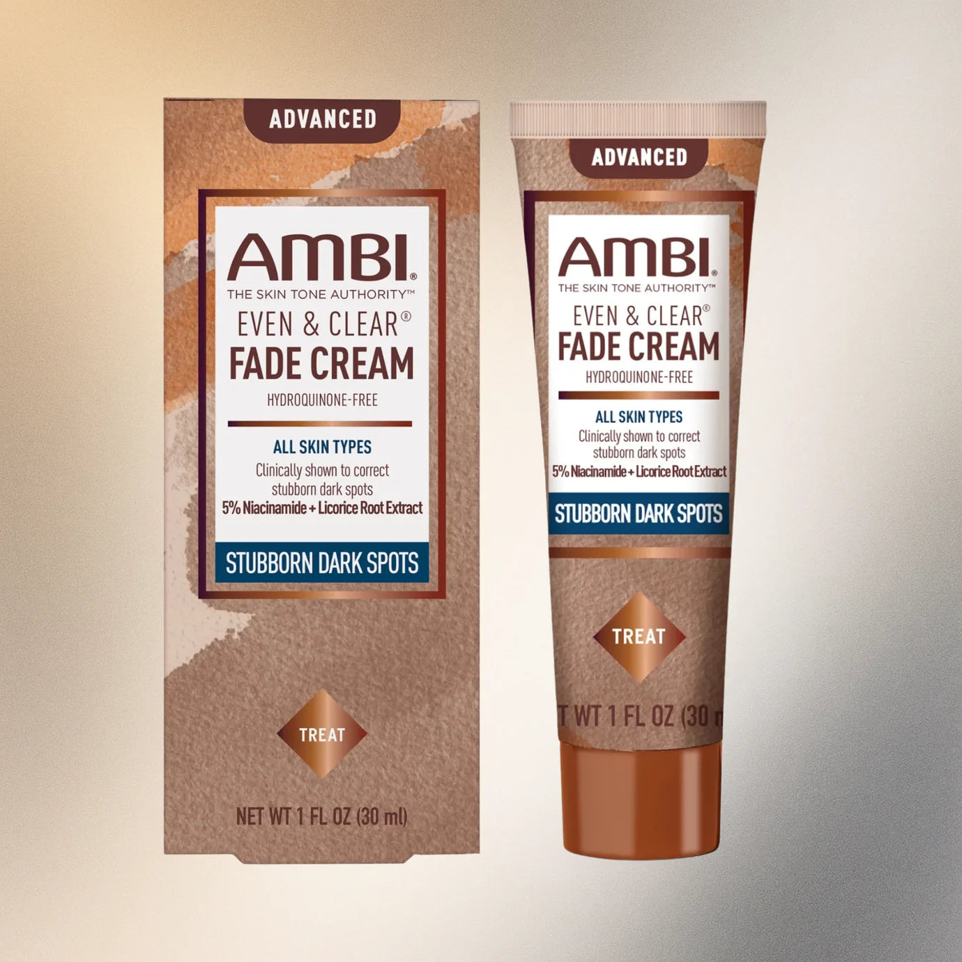 Ambi Even & Clear Cream with Niacinamide 1 oz | 30 ml Ambi