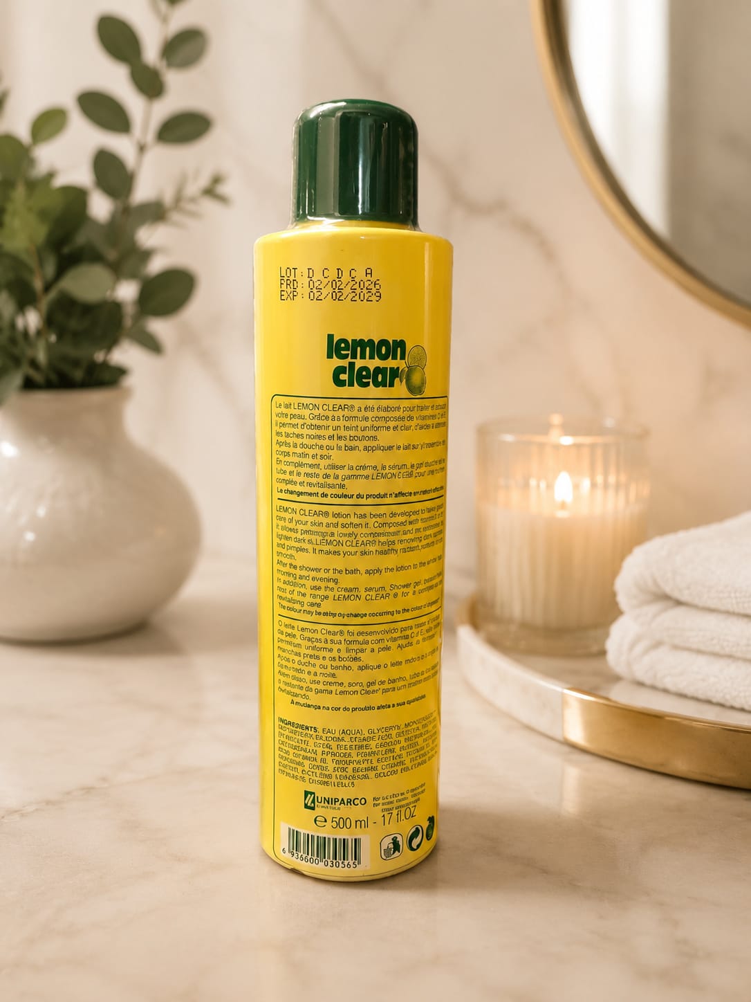 Lemon Clear Beauty Milk 500ml