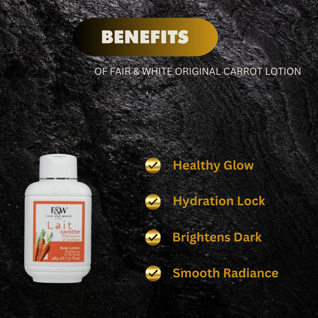 Fair & White Original Carrot Body Lotion 500 ml Fair & White