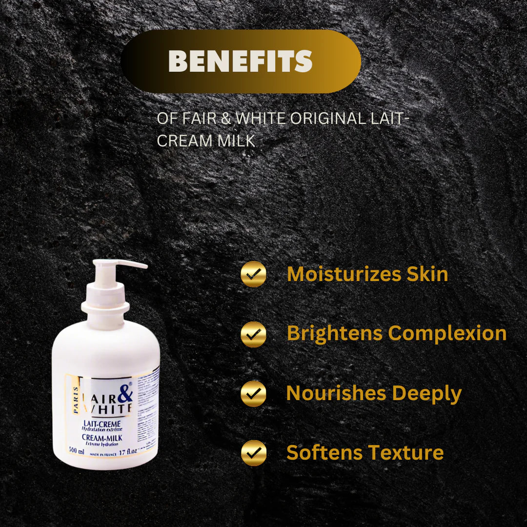 Fair & White Original Lait-Cream Milk Body Lotion 500ml / 16.9 oz