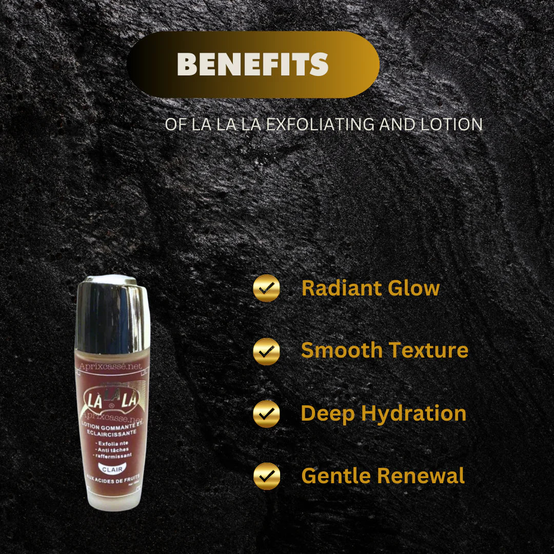 La La La Exfoliating Lotion with Fruit Extracts 100ml