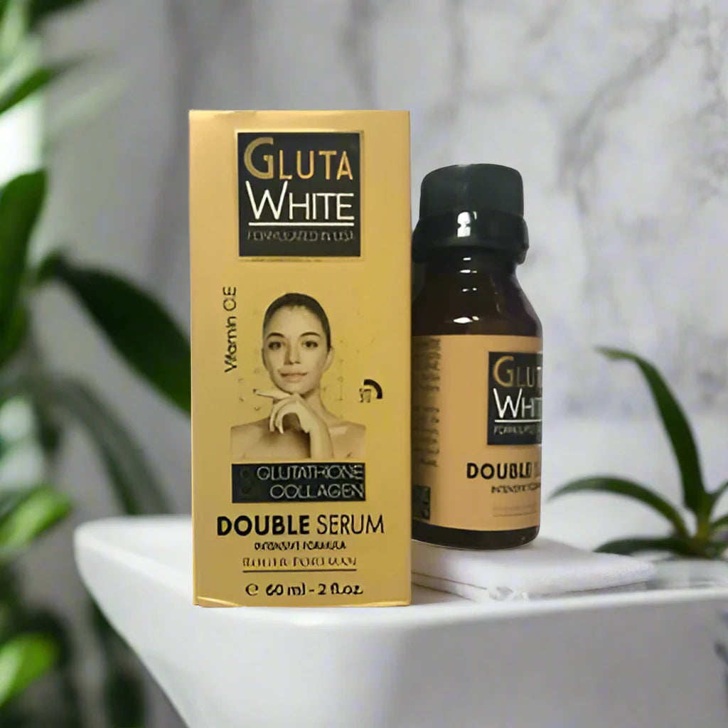 Gluta White Double Serum with Glutathione & Collagen 2 fl oz Gluta White