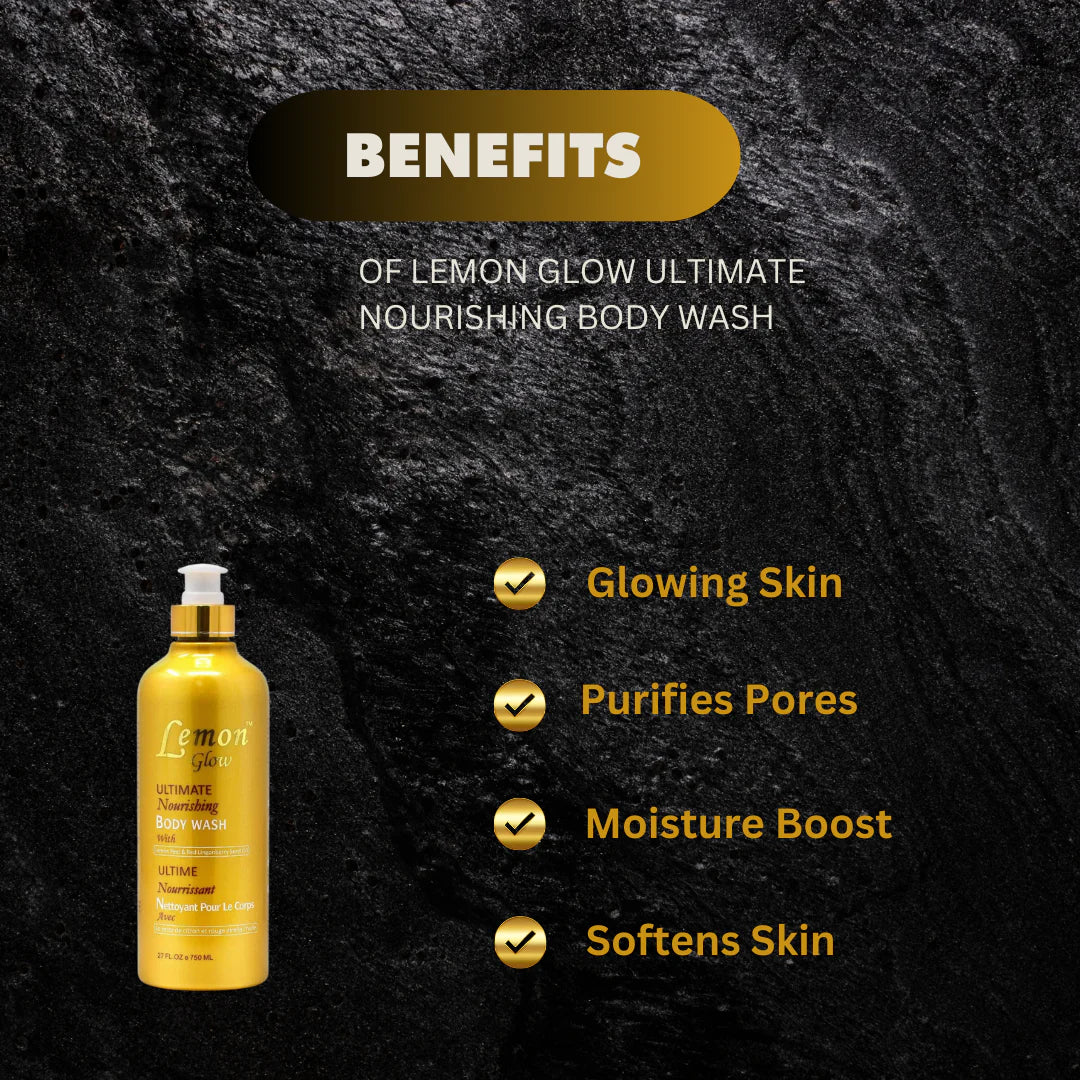 Lemon Glow Ultimate Nourishing Body Wash 750ml Lemon Glow