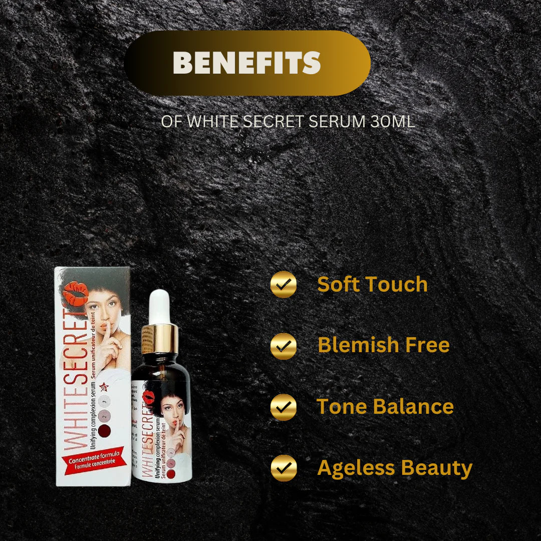 White Secret Serum 30ml – Lightweight Smoothing Serum