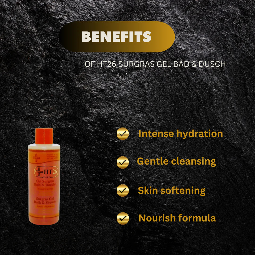 HT26 Surgras Bath & Shower Gel 1000ml – Gentle Daily Cleanser