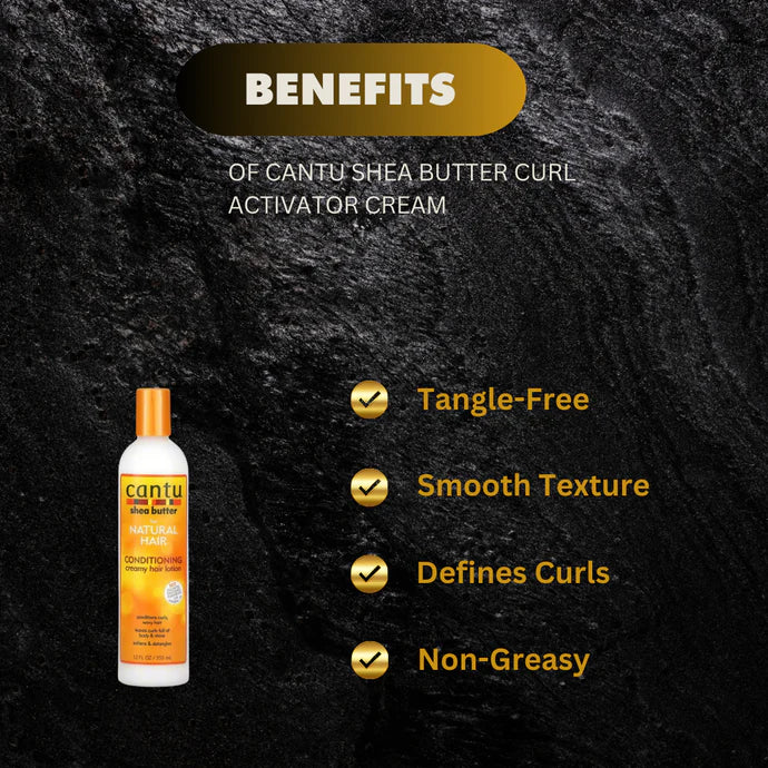 Cantu Shea Butter Curl Activator Cream 12oz Cantu