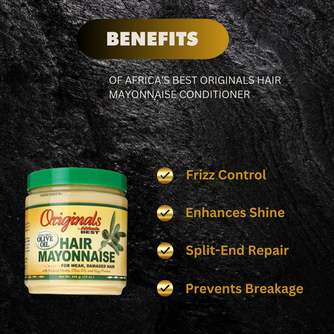 Africa's Best Originals Hair Mayonnaise Conditioner 15oz / 426g Africa's Best