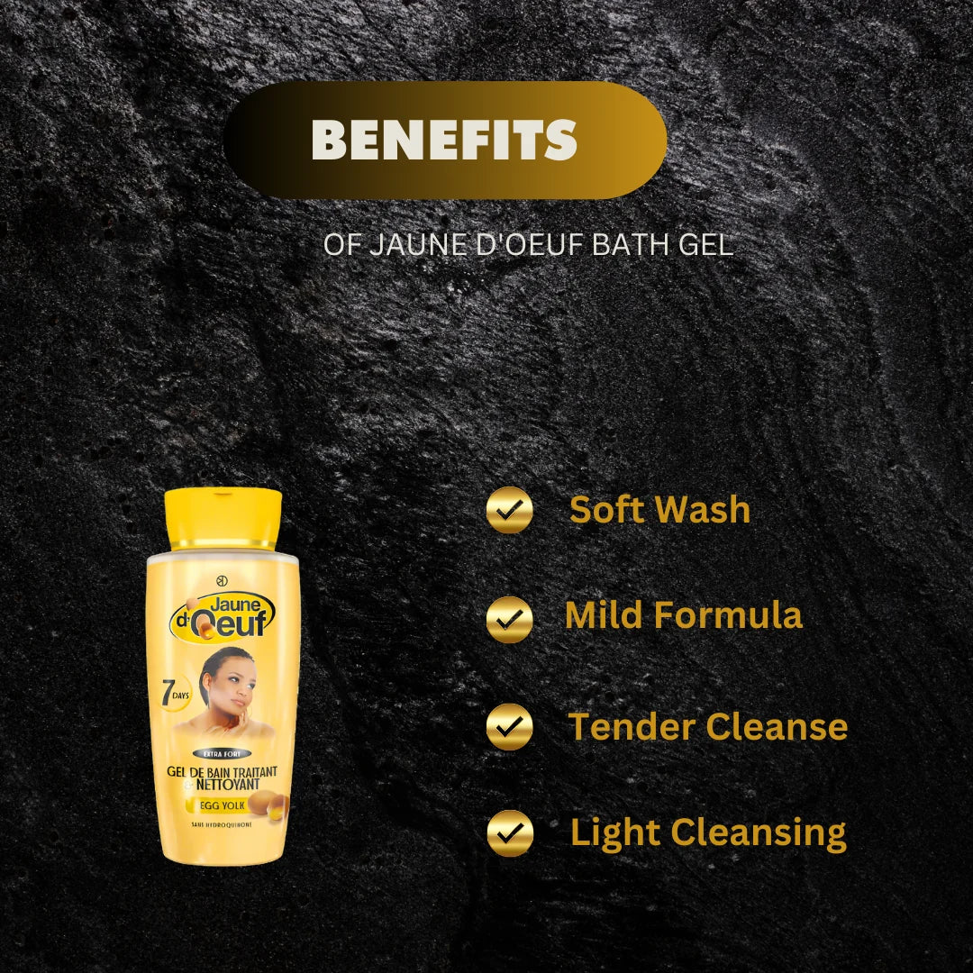 Jaune d'Oeuf Bath Gel 450ml – Nourishing Daily Body Cleanser