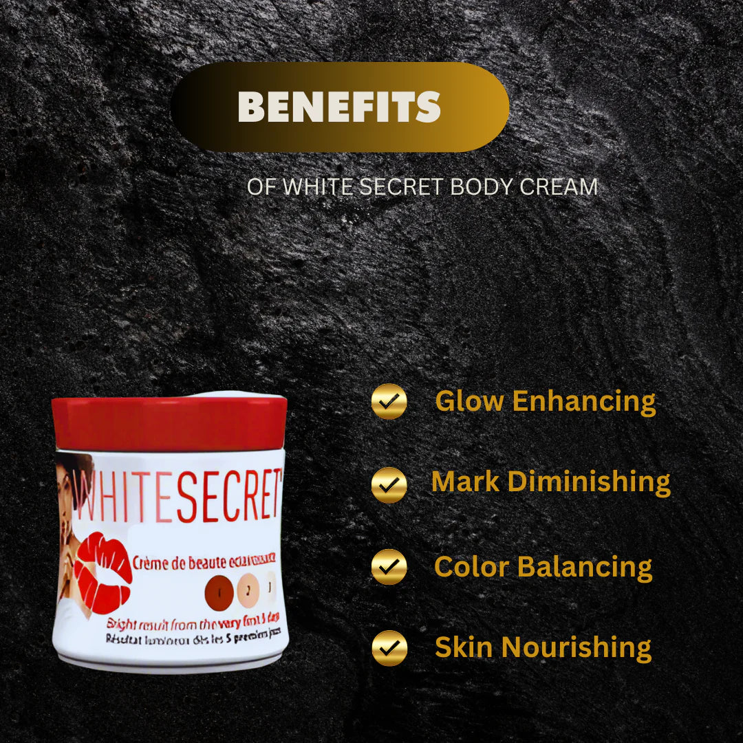 White Secret Body Cream 320ml – Hydrating & Smoothing Moisturizer