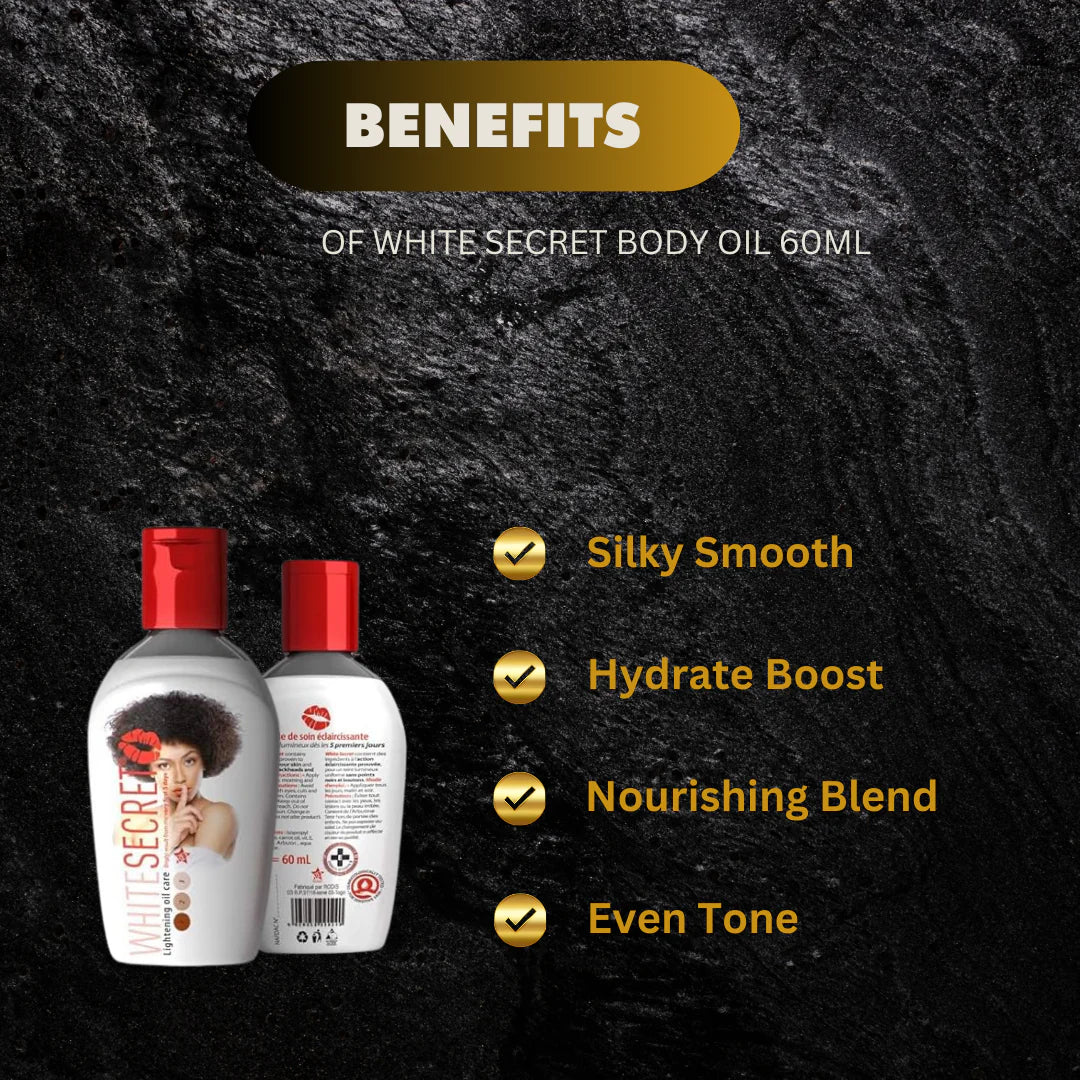 White Secret Body Oil 60ml – Lightweight Nourishing Oil