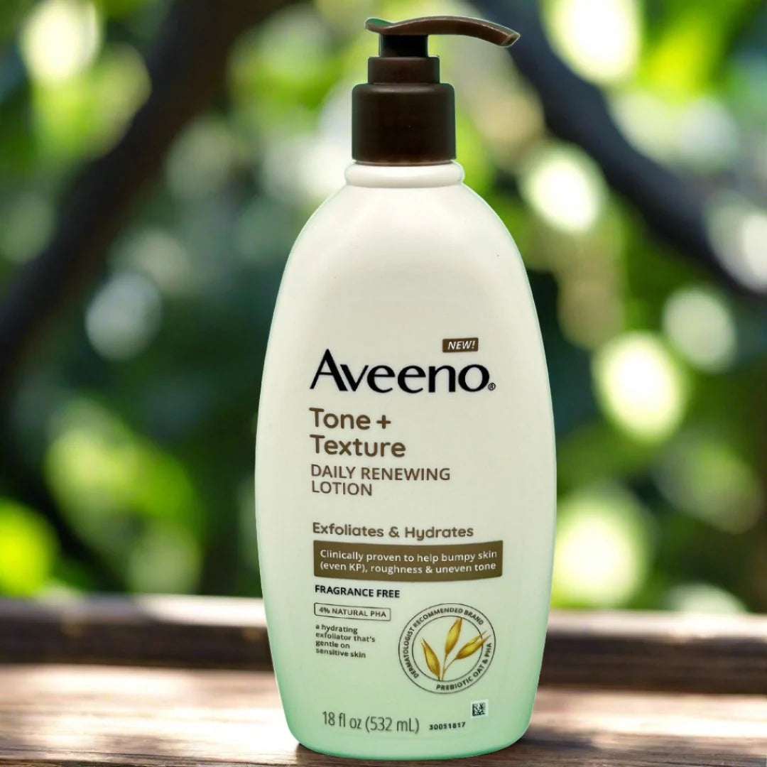 Aveeno Tone + Texture Daily Renewing Lotion 532ml Aveeno