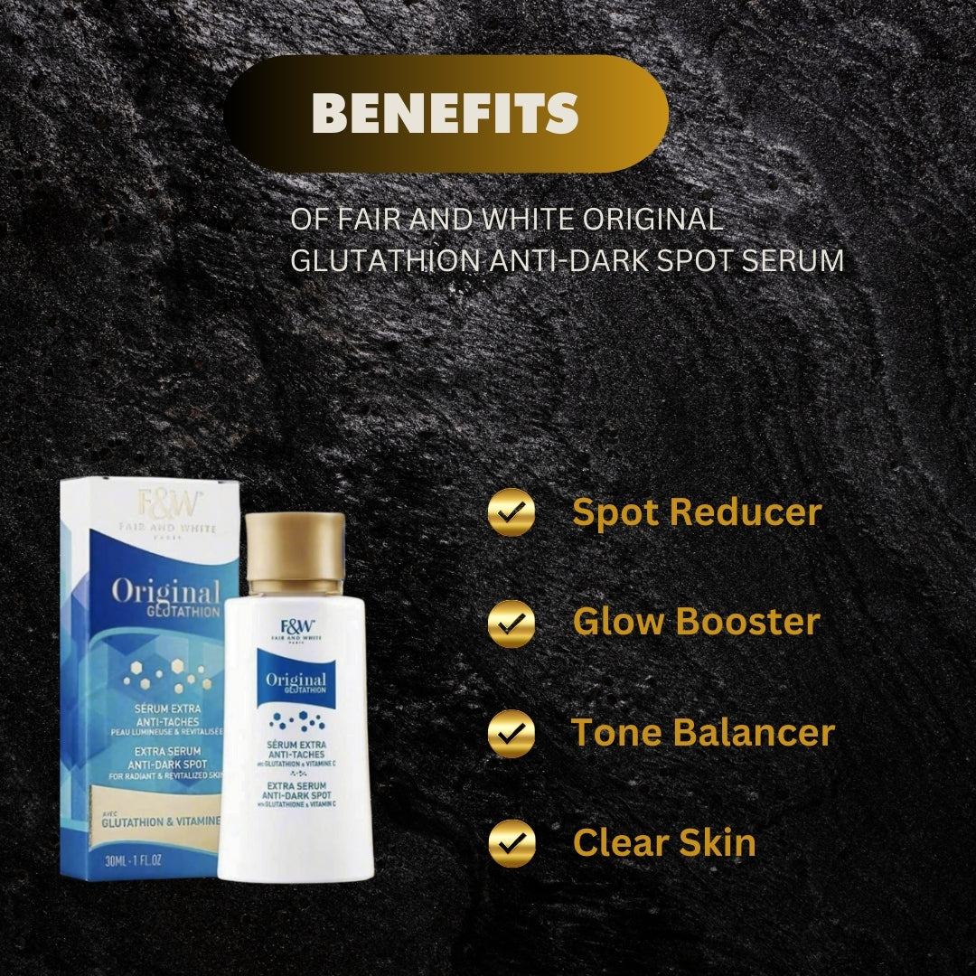 Fair & White Original Glutathione Face Serum with Vitamin C 30ml Fair & White