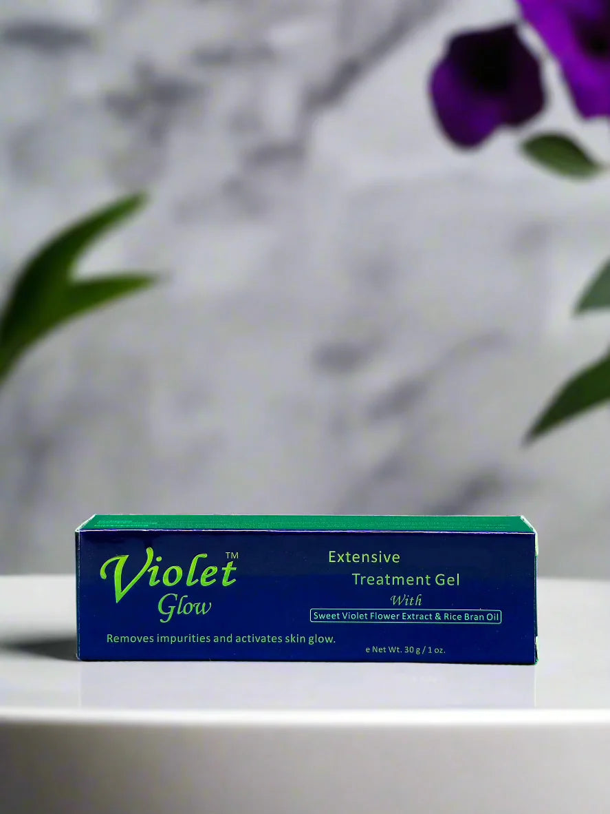 Violet Glow Extensive Gel with Sweet Violet Extract 1 oz Violet Glow