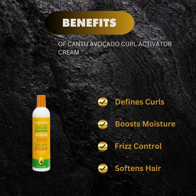 Cantu Avocado Curl Activator Cream 12oz Cantu