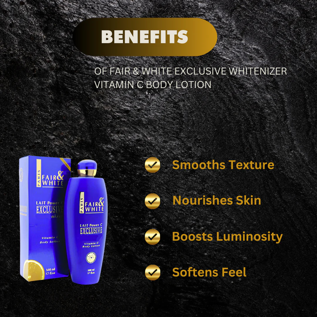 Fair & White Exclusive Vitamin C Body Lotion 500ml / 17 oz
