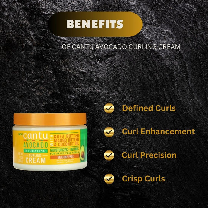 Cantu Avocado Curling Cream 12oz Cantu