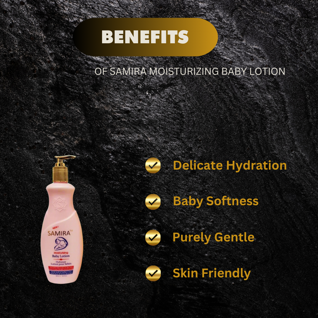 Samira Moisturizing Baby Lotion 500ml with Almond Oil