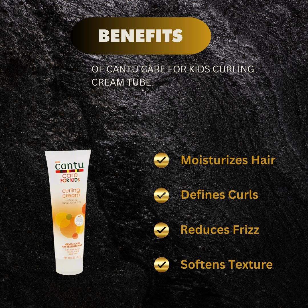 Cantu Care For Kids Curling Cream Tube 8oz