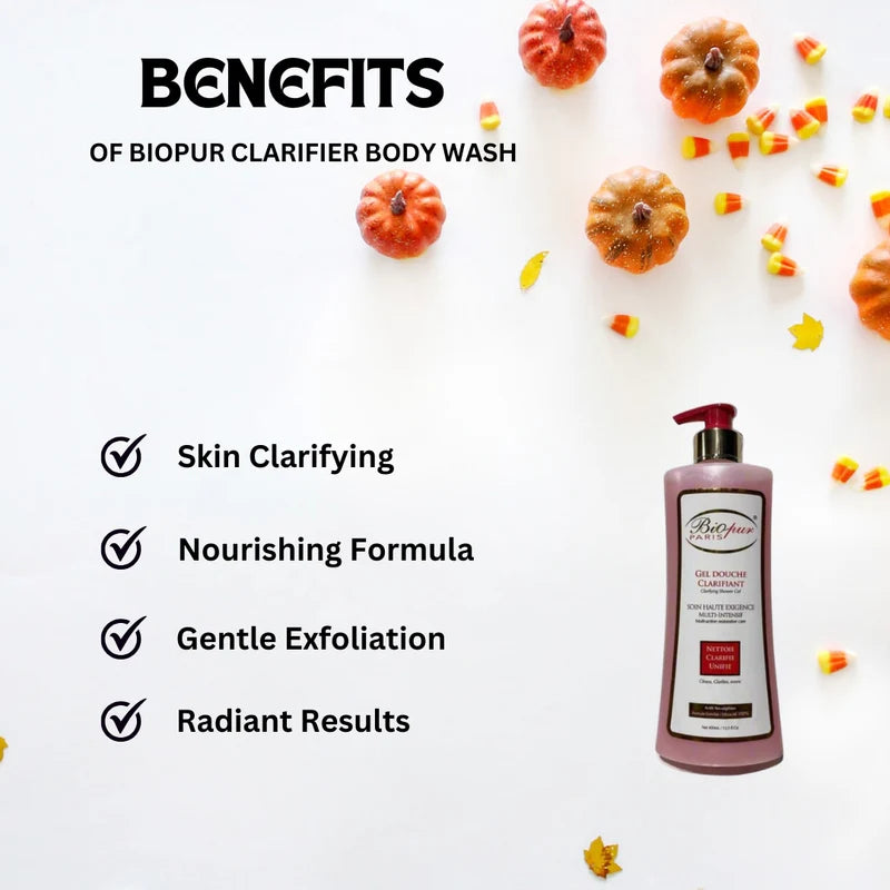 Biopur Clarifying Body Wash for Fresh & Clean Skin 400 ml