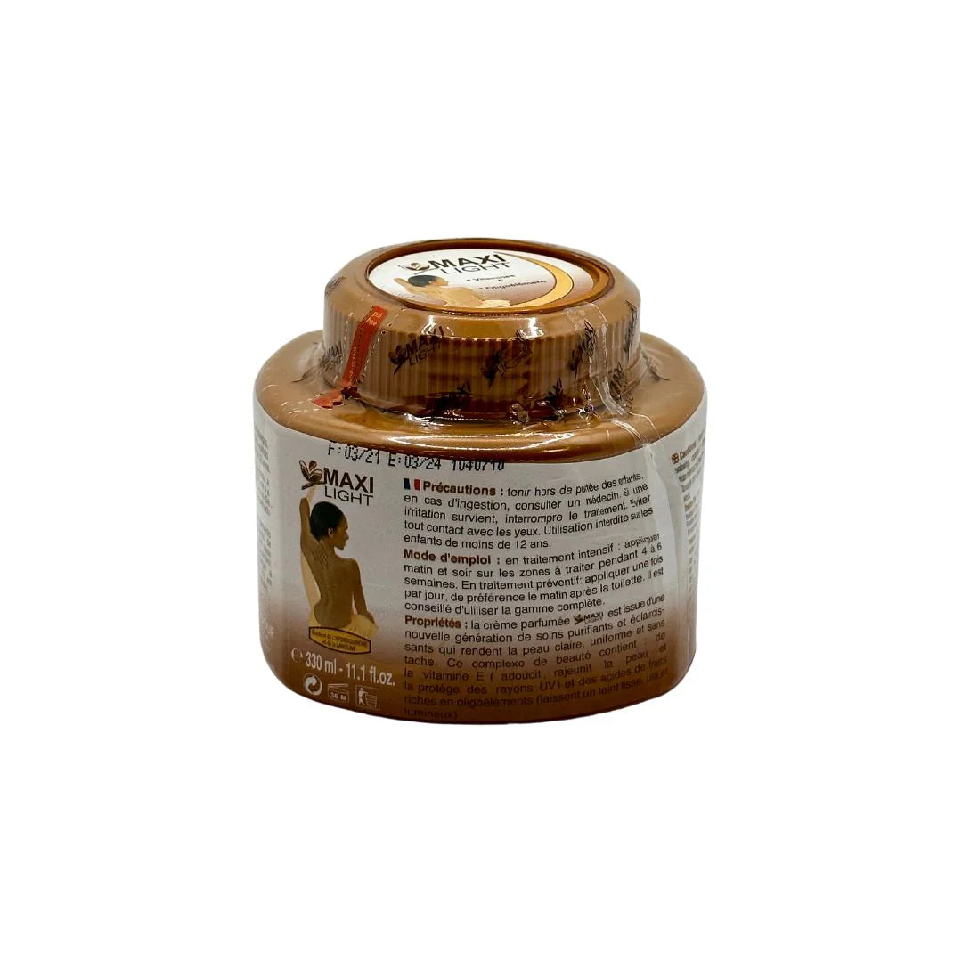 Maxi Light Purifying Body Cream Travel Size 11.1 oz