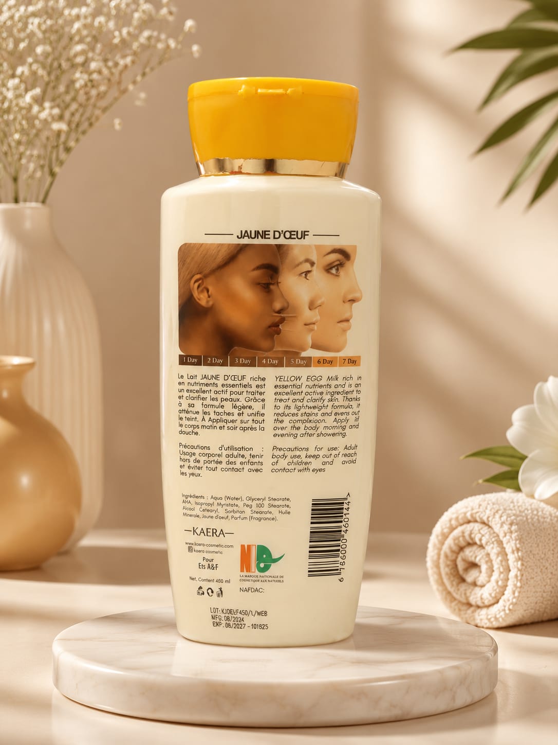 Jaune D’Oeuf Egg Yolk Nourishing Body Lotion – 7 Days