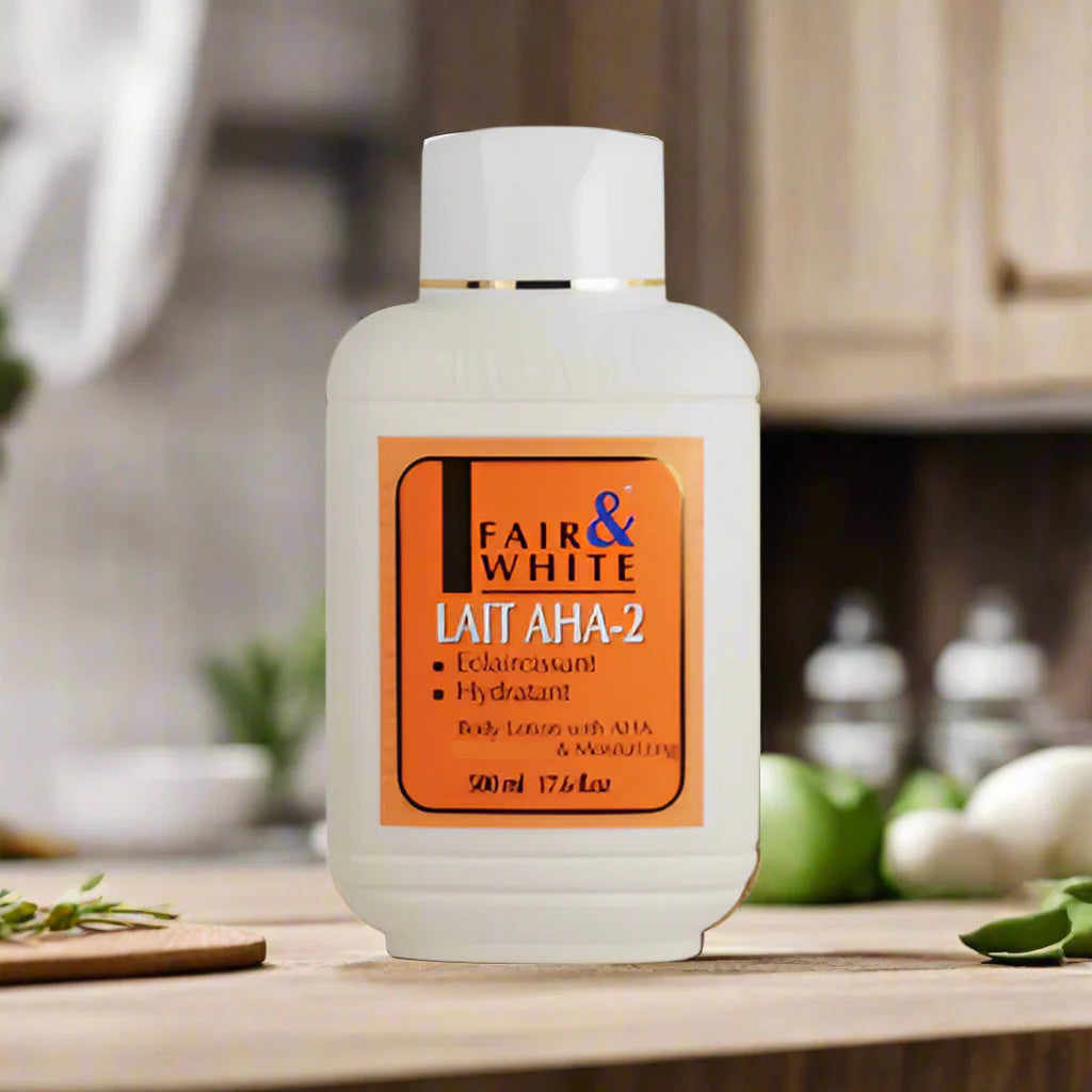 Fair & White Original AHA Body Lotion with Lactic Acid 17 oz / 500ml