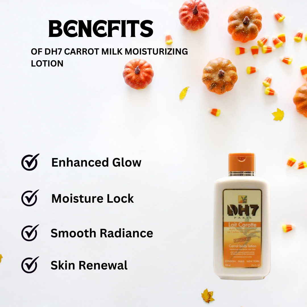 DH7 Carrot Milk Moisturizing Lotion 16.9 oz
