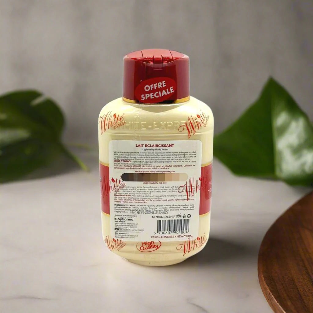White Express Extra Body Lotion with Plant Extracts 16.9 oz