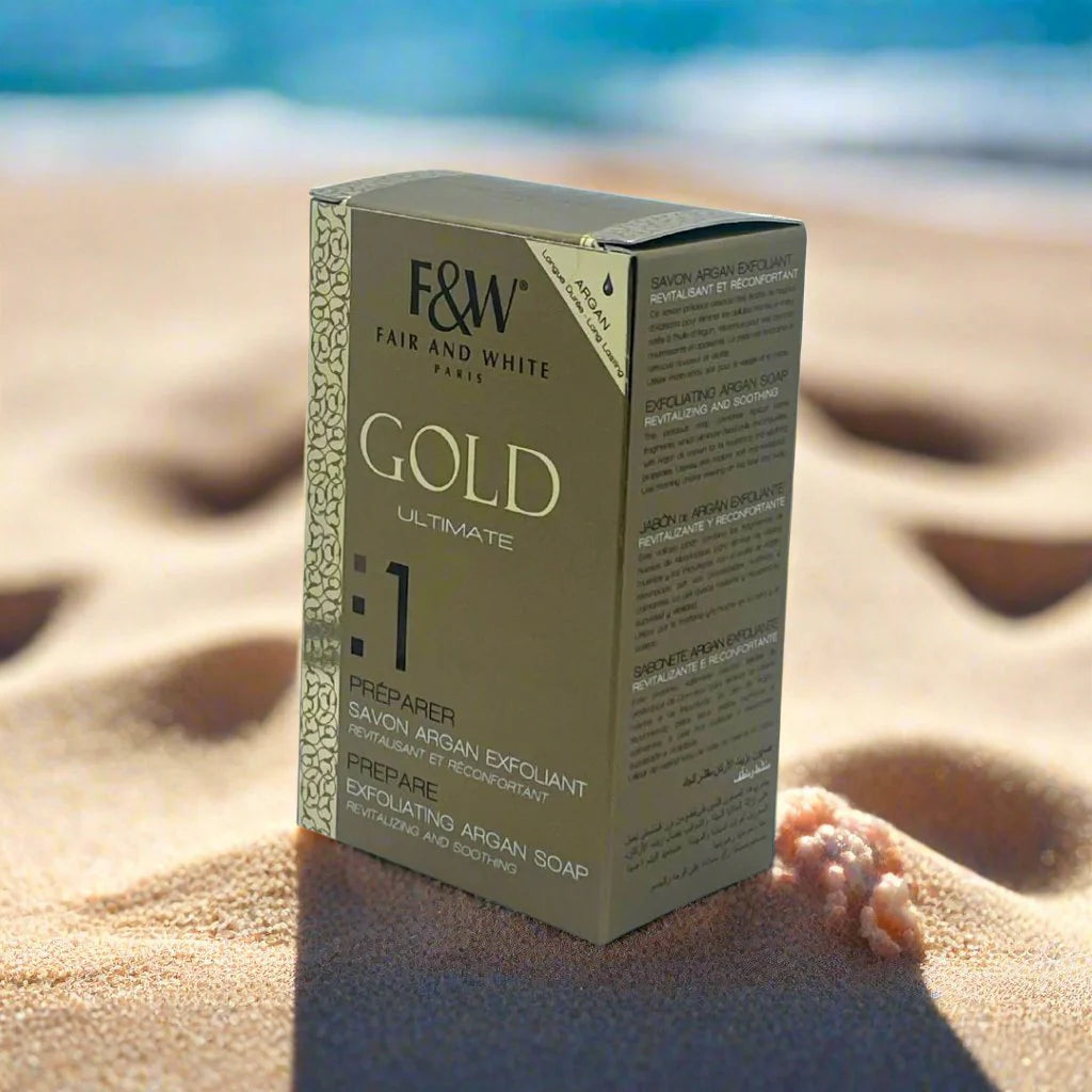 Fair & White Gold #1 Soap with Argan Oil 200 g Pretty Cosmetics LLC.