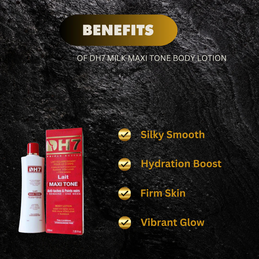 DH7 Maxi Tone Body Milk Lotion 200 ml DH7