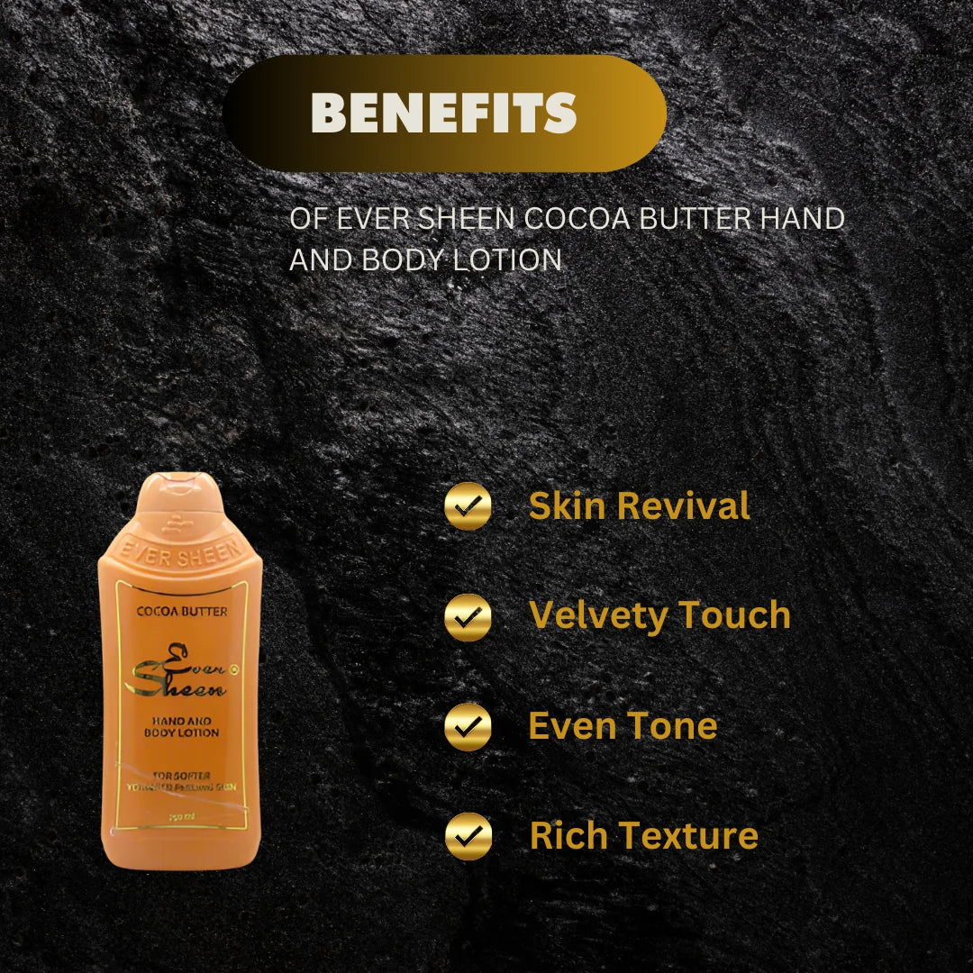 Ever Sheen Cocoa Butter Hand & Body Lotion 750ml