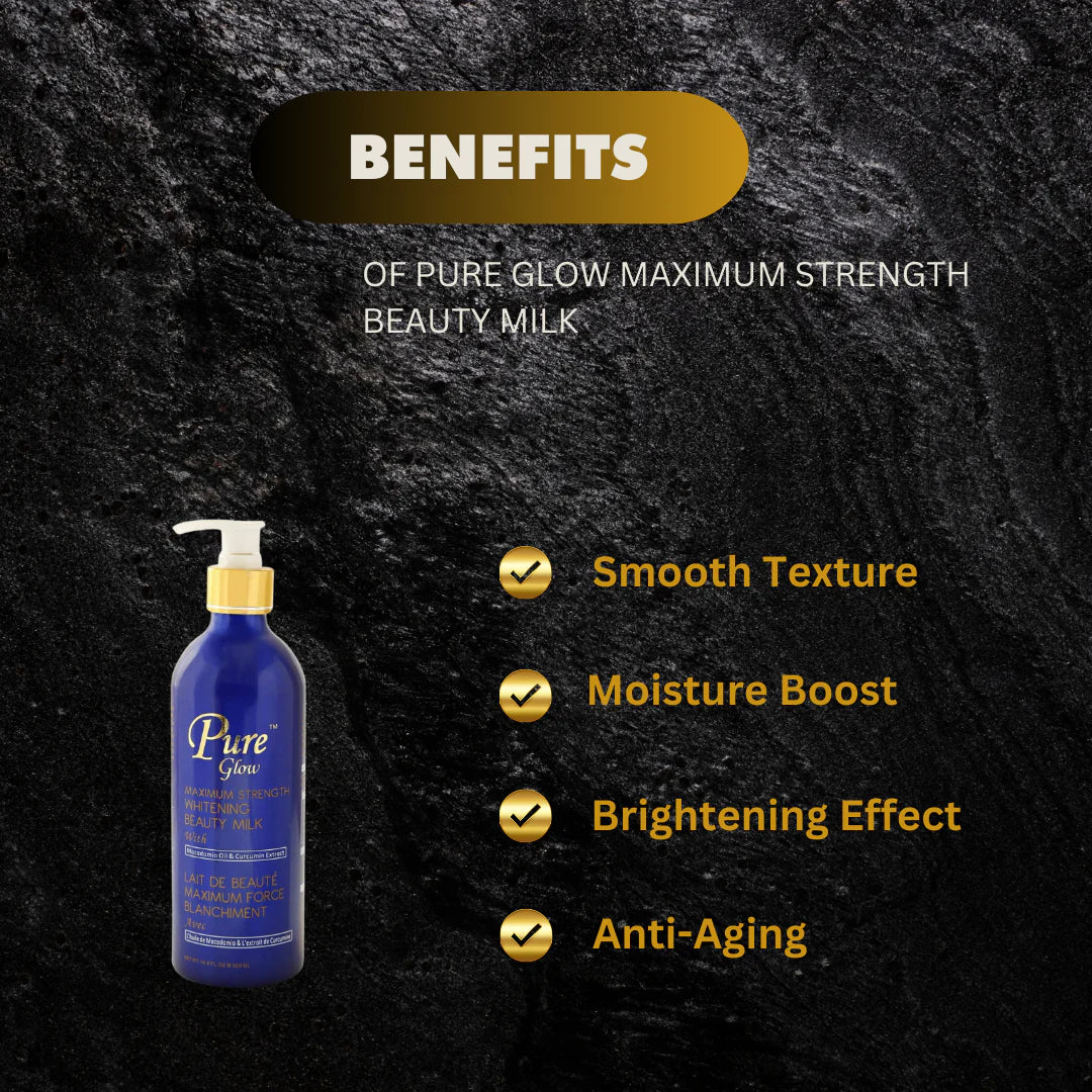 Pure Glow Maximum Strength Beauty Milk 16.8 oz Pure Glow