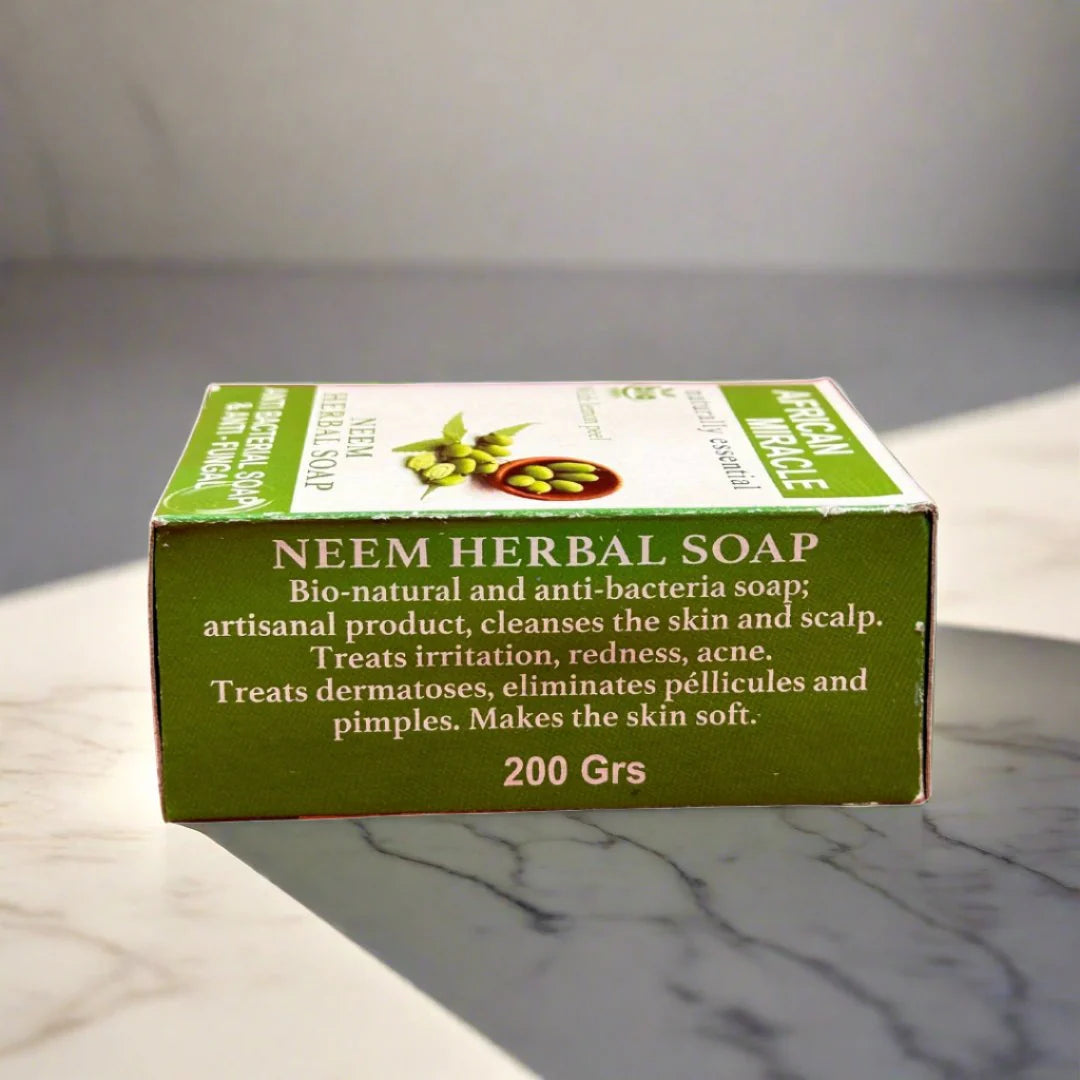 African Miracle Natural Neem Herbal Soap 200g African Miracle