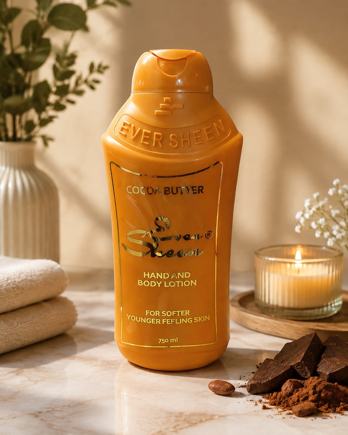 Ever Sheen Cocoa Butter Hand & Body Lotion 750ml