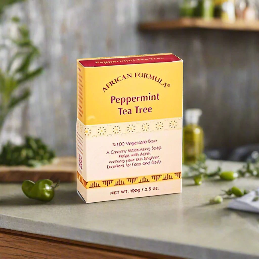 African Formula Peppermint Tea Tree Soap 3.5 oz African Formula