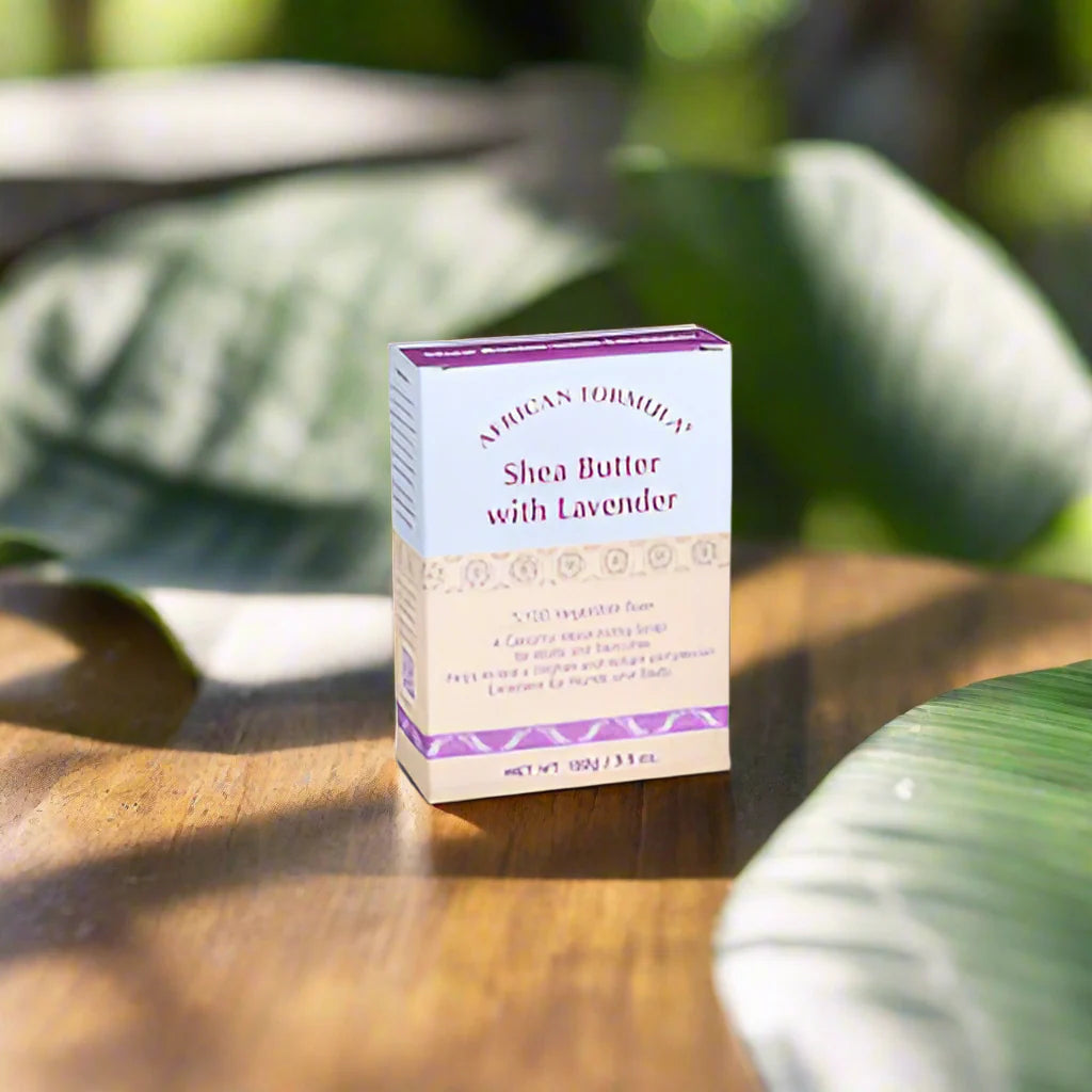 African Formula Shea Butter with Lavender Soap 3.5 oz African Formula