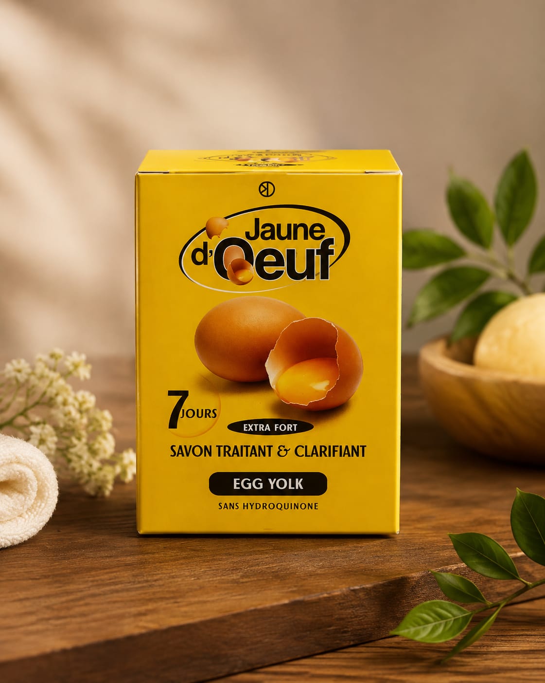 Jaune D'Oeuf Savon 190g – Egg Yolk Facial & Body Soap