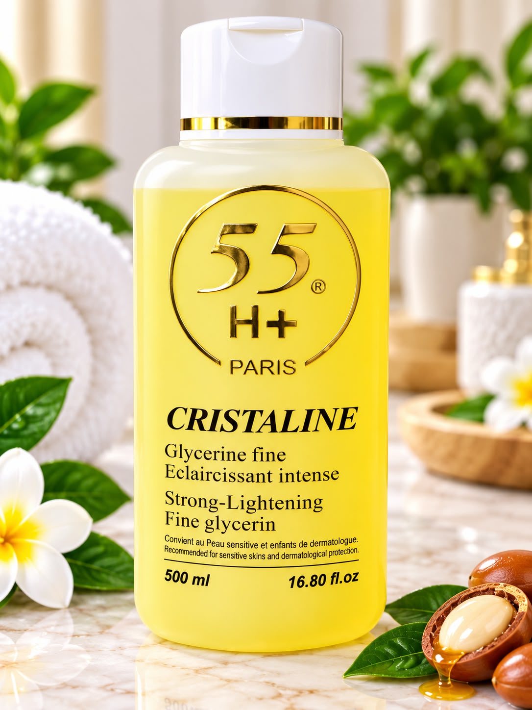 55H+ Cristaline Strong Fine Glycerin 16.8oz
