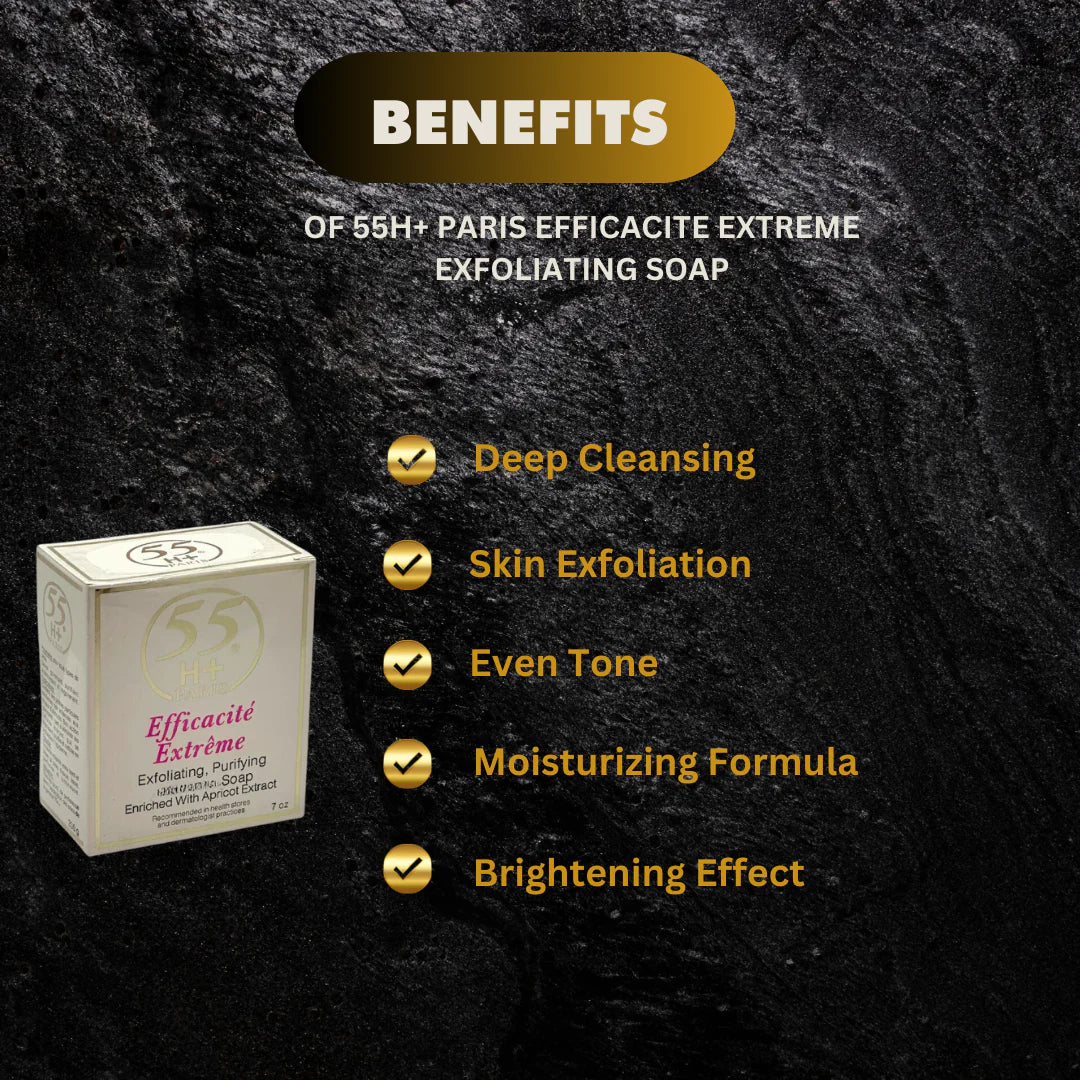 55H+ Paris Apricot Cleansing Soap 7 oz 55H+ Paris