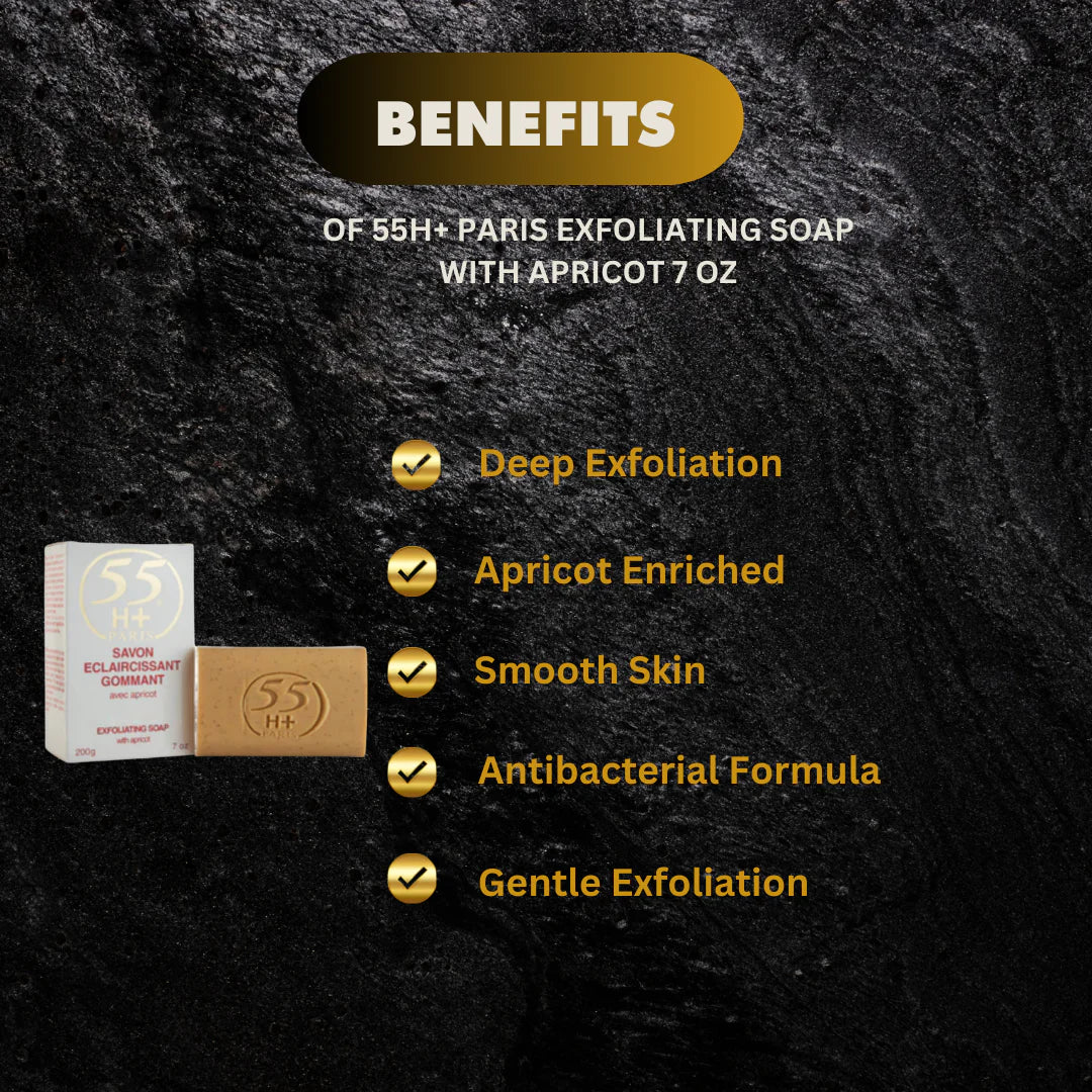 55H+ Paris Apricot Beauty Soap 7 oz
