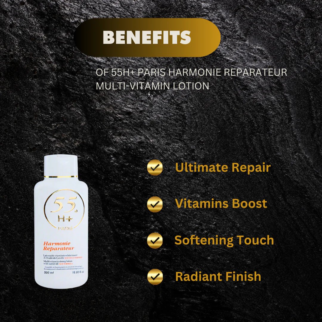 55H+ Paris Harmonie Multi-Vitamin Lotion 16.8 oz - Pretty Cosmetics LLC