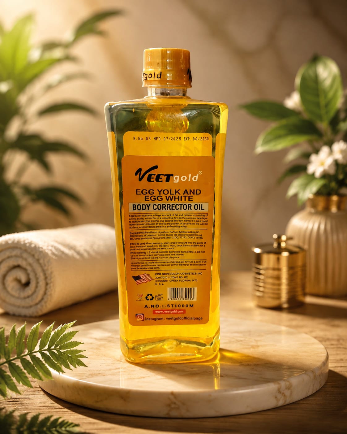 VeetGold Egg Yolk Body Oil