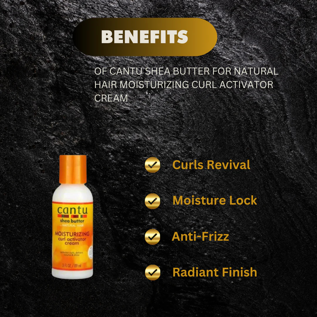 Cantu Shea Butter Moisturizing Curl Activator Cream 3 oz