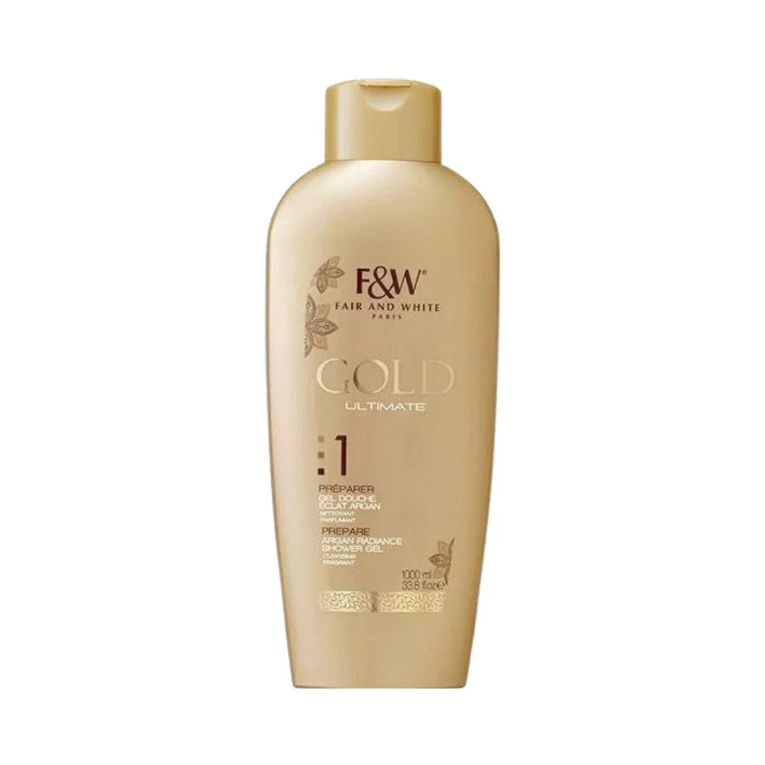 Fair & White Argan Radiance Body Wash 1000ml – Daily Smoothing Fair & White