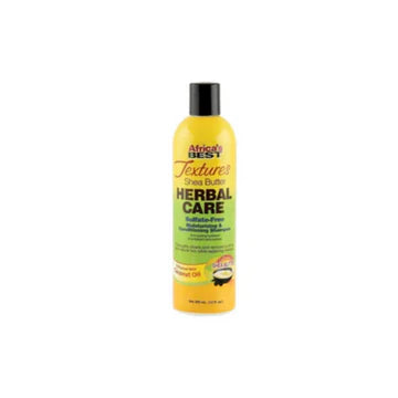 Africa's Best Textures Collection Shea Butter Herbal Care Sulfate-Free Moisturizing & Conditioning Shampoo 12 oz Africa's Best