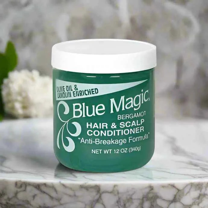 Blue Magic Original Bergamot Hair & Scalp Conditioner 12oz