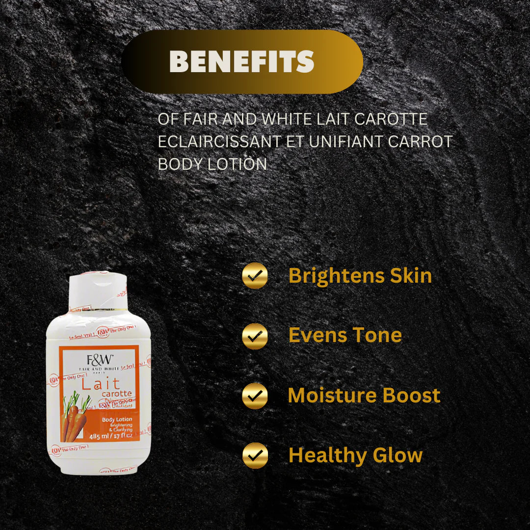 Fair & White Original Carrot Body Lotion 485 ml Fair & White