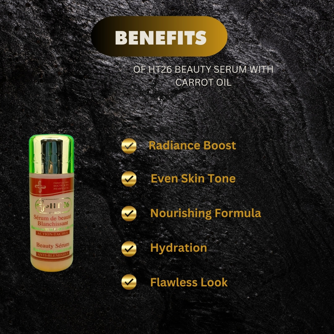 HT26 Carrot Infused Beauty Serum 150ml – Smooth & Radiant Look