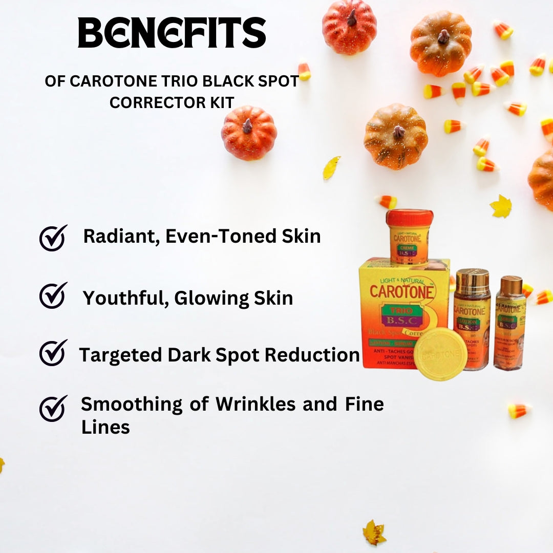 Carotone Trio Black Spot Corrector Kit 4.4 oz