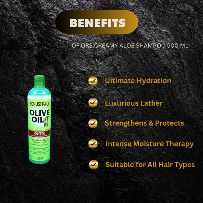 ORS Creamy Aloe Shampoo 500 ml ORS